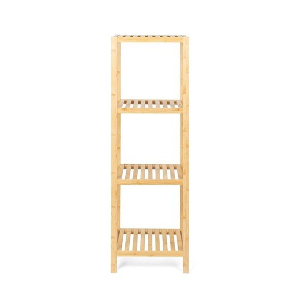 Natúr színű bambusz fürdőszobai polcos állvány 37x110 cm Skaren – Bonami Essentials-image-2
