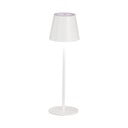 Fehér LED asztali lámpa fém búrával (magasság 36,5 cm) Viletto – Fischer & Honsel