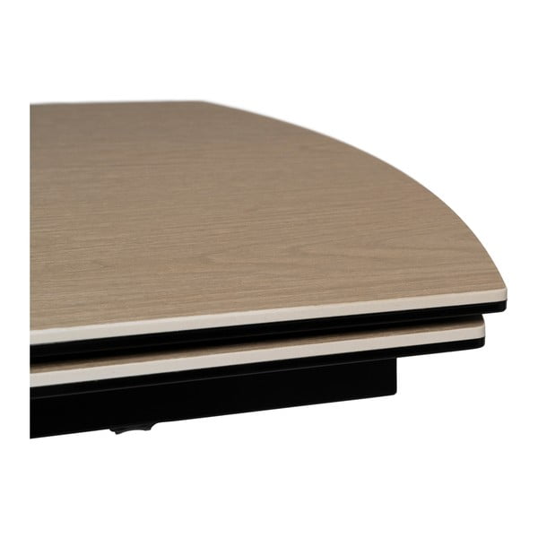 Bővíthető étkezőasztal hosszabbító asztallappal 90x180 cm Rocía – Ixia-image-3