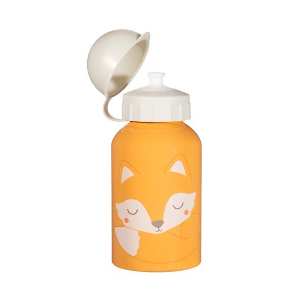 Woodland Fox narancssárga-fehér gyerek ivópalack, 250 ml - Sass & Belle-image-1