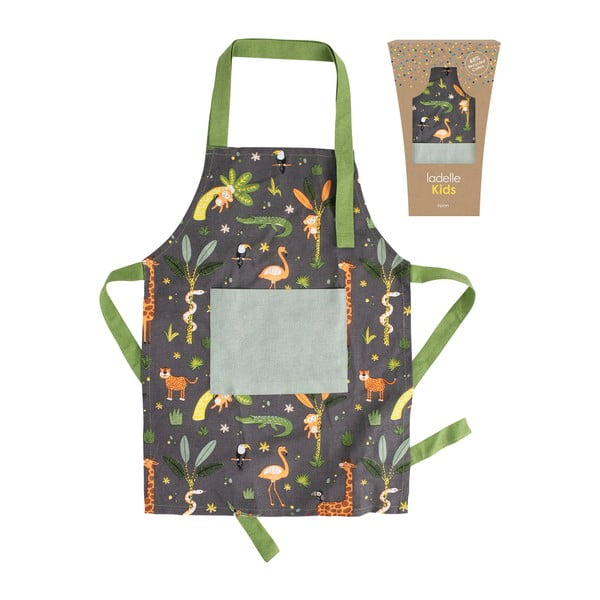 Pamut gyerek kötény Jungle – Ladelle-image-2