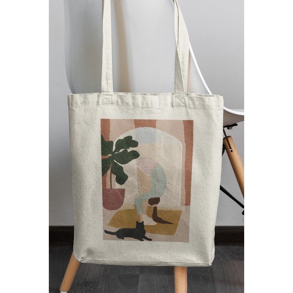 Bézs textil táska - Kate Louise-image-1