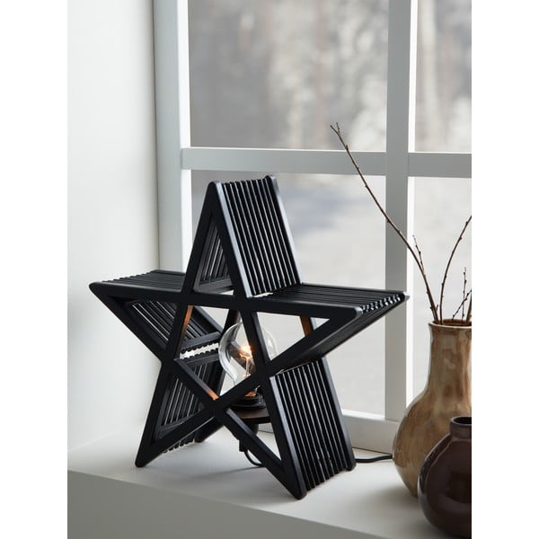 Fekete karácsonyi fénydekoráció Bamboo – Markslöjd-image-1