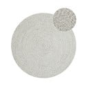 Fehér-bézs kerek kültéri szőnyeg ø 200 cm - NORTHRUGS