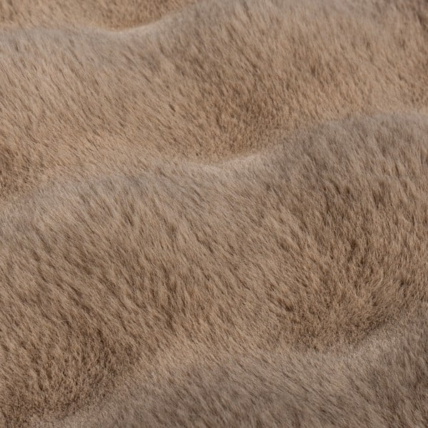 Barna szintetikus szőrme szőnyeg 160x230 cm Waffle Faux Fur – Flair Rugs-image-2