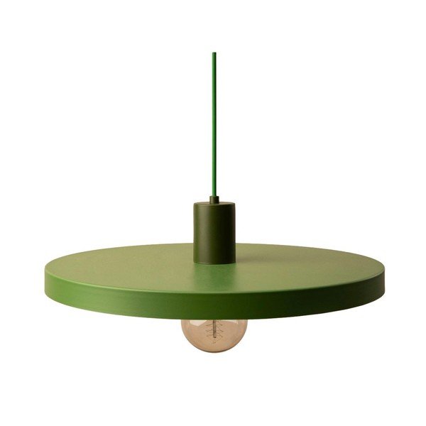 Zöld fém függőlámpa ø 40 cm Ori – Micadoni 