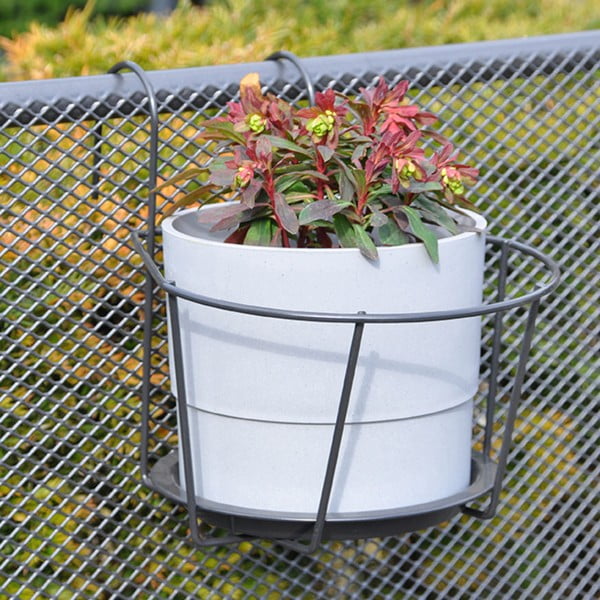 Fém fali függő virágcserép tartó – Esschert Design-image-1