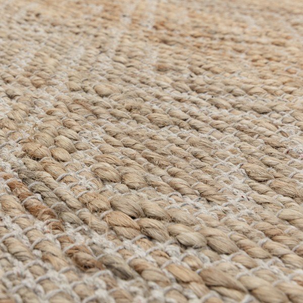 Natúr színű kézi szövésű jutakeverék szőnyeg 200x290 cm Asher Natural – Asiatic Carpets-image-3