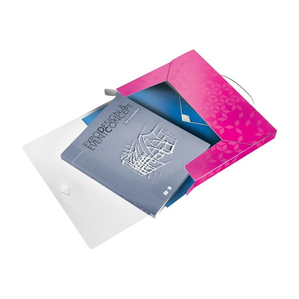 Rózsaszín irattartó doboz - Leitz-image-3