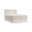 Krémszínű ágyneműtartós boxspring ágy 160x200 cm Imagine – Maison de Rêve