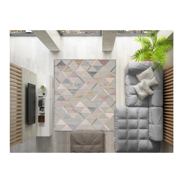 Margot Trianlge szürke szőnyeg, 60 x 110 cm - Universal-image-2