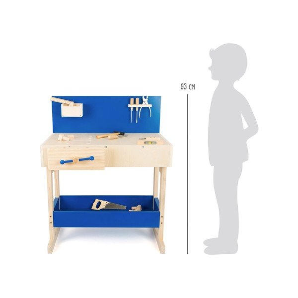 Workbench fa, játék íróasztal eszközökkel - Legler-image-1