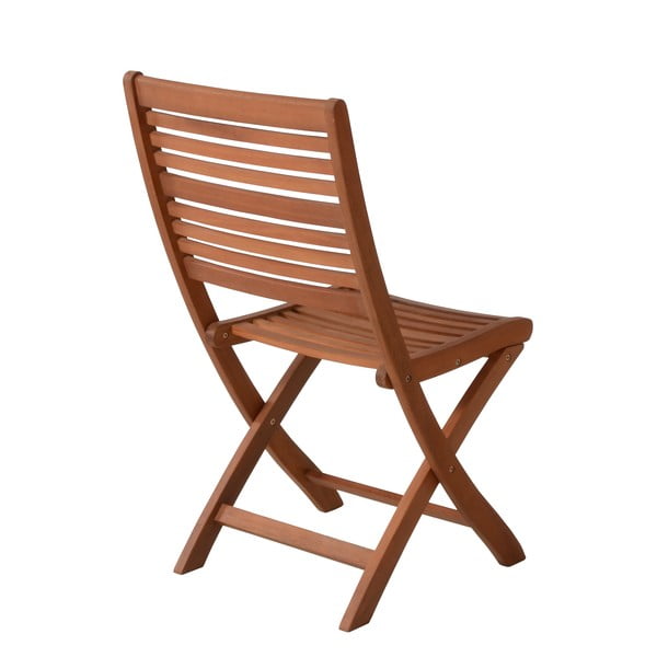 Natúr színű tömörfa kerti szék szett 2 db-os Savannah – Garden Pleasure-image-2