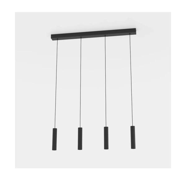 Fekete LED függőlámpa fém búrával ALMUDAINA – EGLO