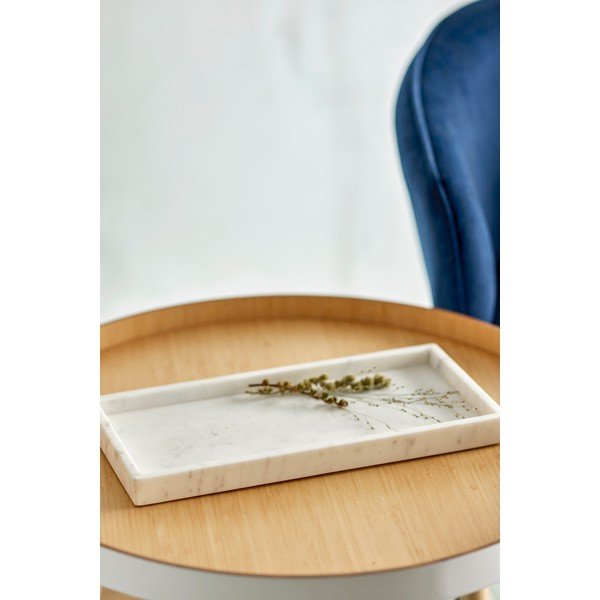 Márvány dekoratív tálca 18x38 cm Majsa – Bloomingville-image-2