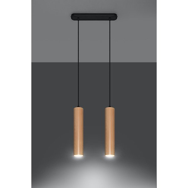 Bakari függőlámpa, hosszúság 34 cm - Sollux-image-1