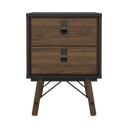 Sötétbarna éjjeliszekrény Ry – Tvilum