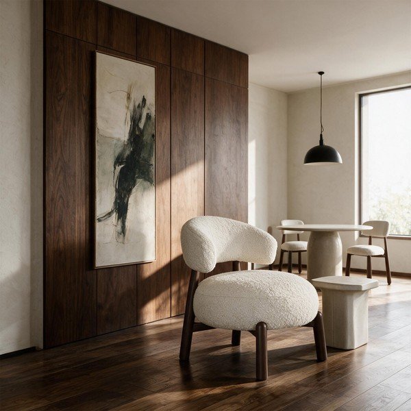 Krémszínű fotel Neron – MOME-image-1