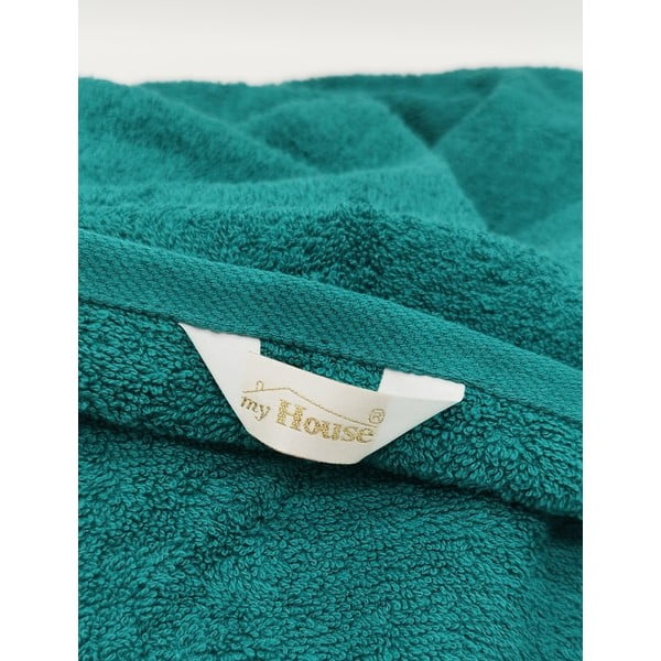 Petróleumkék strandtörölköző 100x180 cm Big – My House-image-1