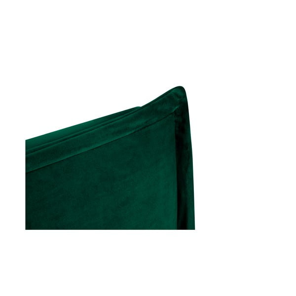 Sötétzöld ágytámla 160x120 cm Monica – Milo Casa-image-4