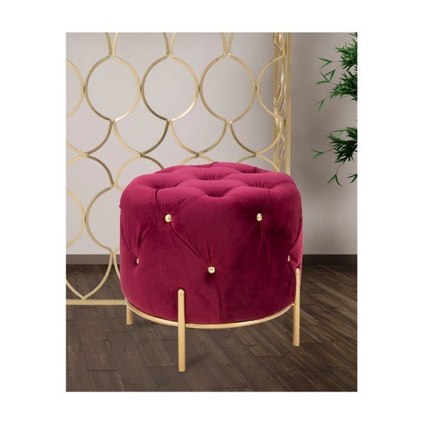 Glam borvörös lábtartó, ø 45 cm - Mauro Ferretti-image-1