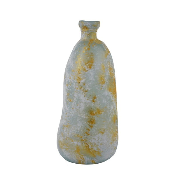 Simplicity szürke patinás újrahasznosított üveg váza, magasság 51 cm - Ego Dekor