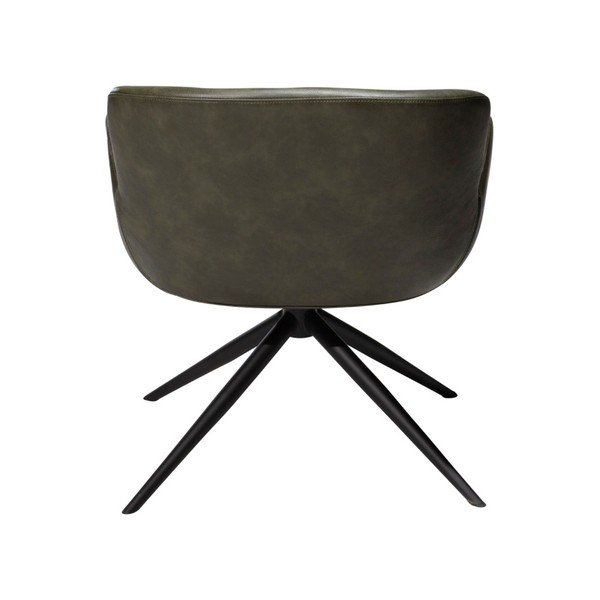 Gaia Lounge sötétzöld fotel öko bőrből - DAN–FORM Denmark-image-2