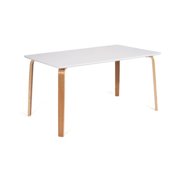 Étkezőasztal fehér asztallappal 150x90 cm Zaha - Bonami Essentials-image-1