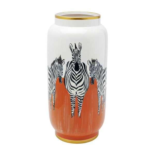Orange Zebras váza, magasság 39 cm - Kare Design