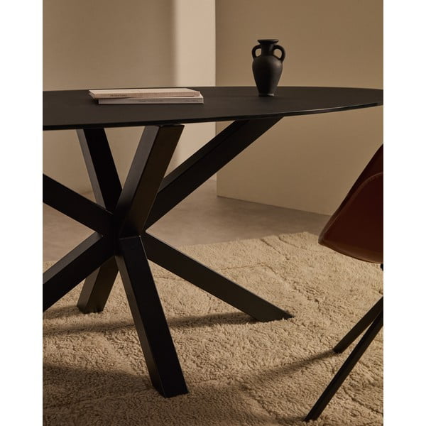 Étkezőasztal üveg asztallappal 100x200 cm Argo – Kave Home-image-2