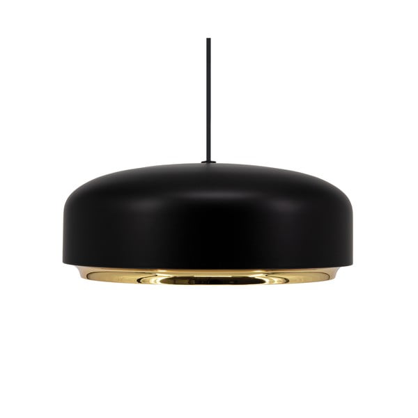 Fekete LED függőlámpa fém búrával ø 40 cm Hazel medium – UMAGE