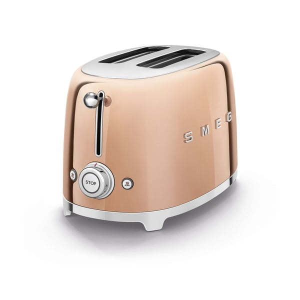 Rózsaarany színű kenyérpirító 50's Retro Style - SMEG-image-2