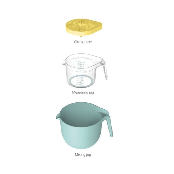 Keverőtál szett mérőpohárral és citruspréssel, 3 db-os Nest – Joseph Joseph-image-2