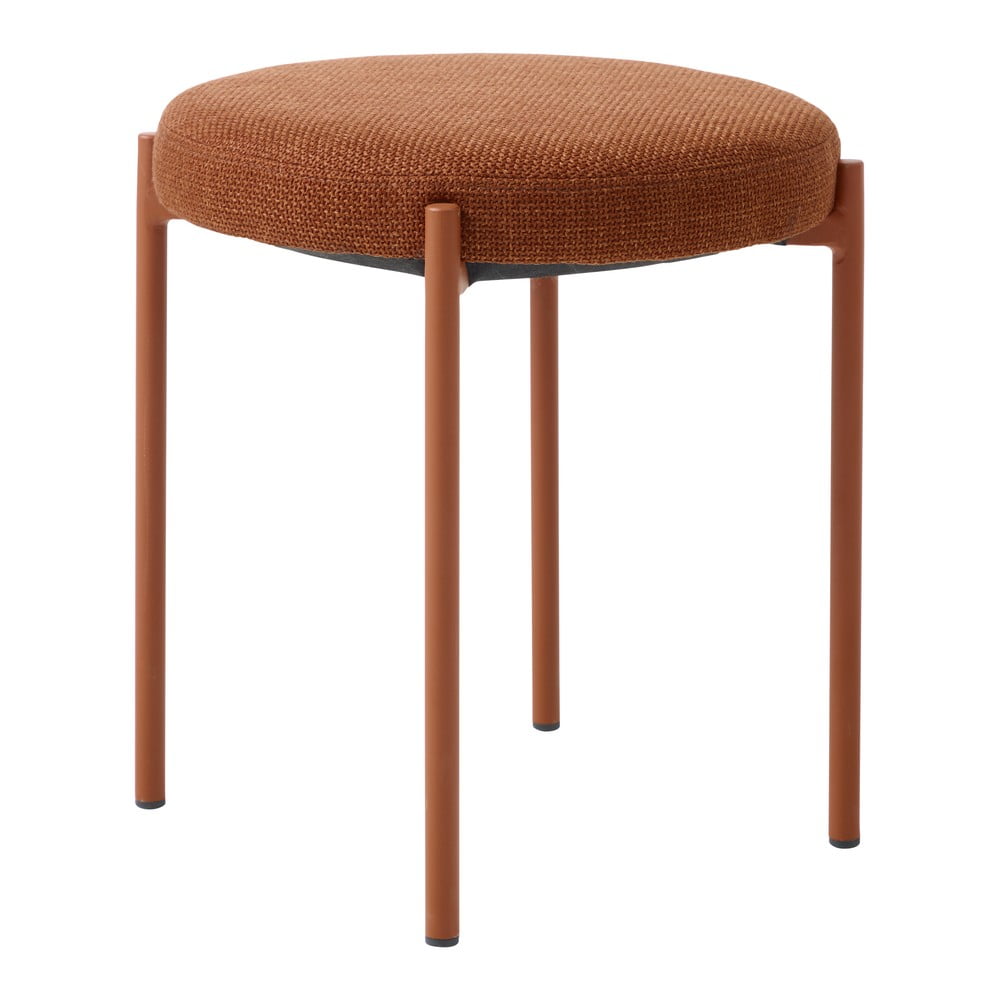 Terrakotta színű fém ülőke Pelican  Unique Furniture