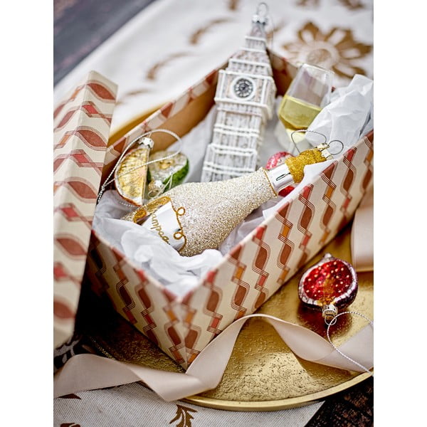 Üveg karácsonyfadísz készlet 5 db-os 5,5 cm Finka – Bloomingville-image-3