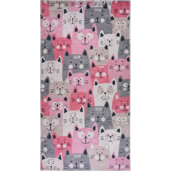 Rózsaszín gyerek szőnyeg 120x180 cm Silly Cats – Vitaus