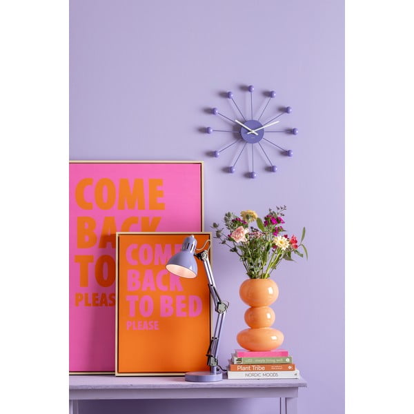 Lila asztali lámpa fém búrával (magasság 52 cm) Funky Hobby – Leitmotiv-image-1