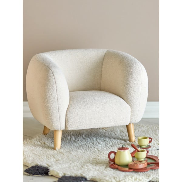 Fehér gyerek fotel Cade – Bloomingville Mini-image-1