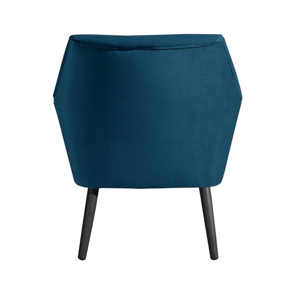 Alegro kék bársonyfotel fekete lábakkal - Max Winzer-image-4