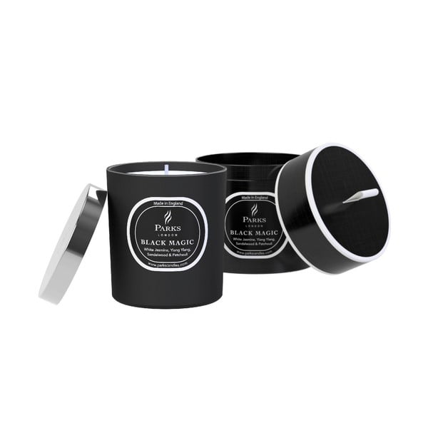 Magic jázmin illatú gyertya, 45 óra égési idővel - Parks Candles London-image-1