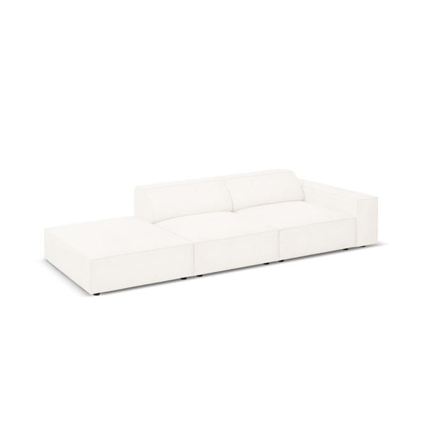 Bézs buklé szövet sarokkanapé (bal oldali) Jodie – Micadoni Home-image-3