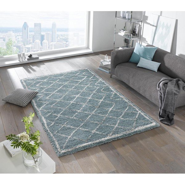 Loft kék szőnyeg, 80 x 150 cm - Mint Rugs-image-4