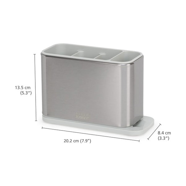 Ezüstszínű fém edényszárító evőeszközökhöz Surface – Joseph Joseph-image-4