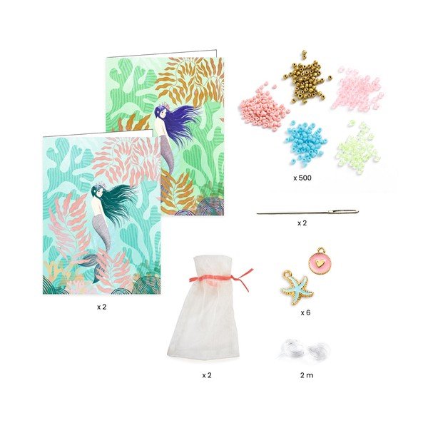 Kreatív készlet Tengeri kincsek - Djeco-image-2