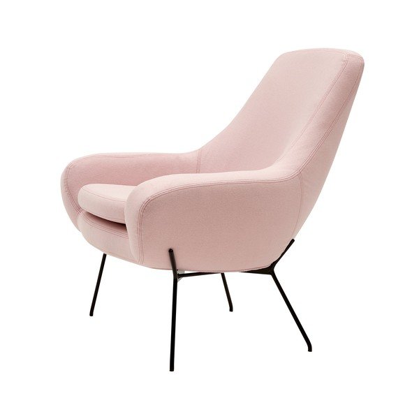 Noomi világos rózsaszín fotel - Softline-image-2