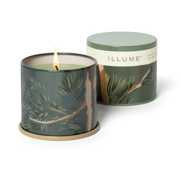 Illatos gyertya, égési idő 50 ó Hinoki Sage – ILLUME x Bloomingville-image-3