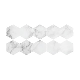 Hexagon 10 részes padlómatrica szett - Ambiance