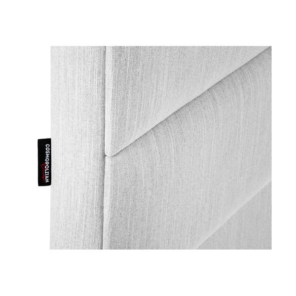 Világosszürke kárpitozott ágytámla 160x120 cm NY - Cosmopolitan Design-image-4
