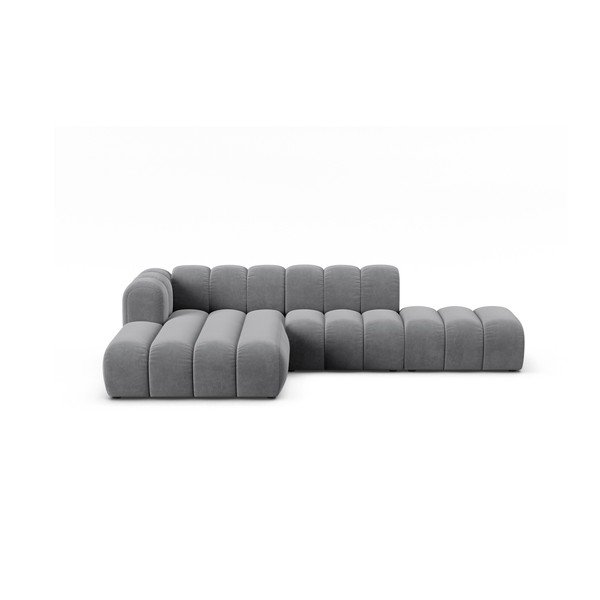 Világosszürke sarokkanapé (bal oldali) Lupine – Micadoni Home