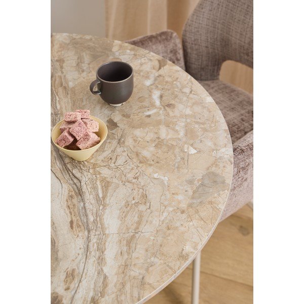 Kerek étkezőasztal kerámia asztallappal ø 90 cm Malta – Actona-image-2